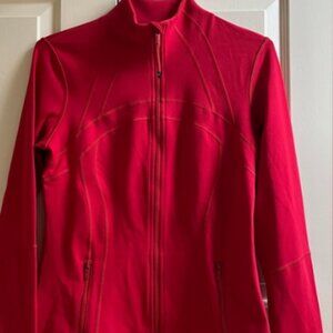 LN!!🍒LULULEMON DEFINE Jacket sz 10 DARK RED Full-Length ~ VHTF COLOR ~ LUON!!